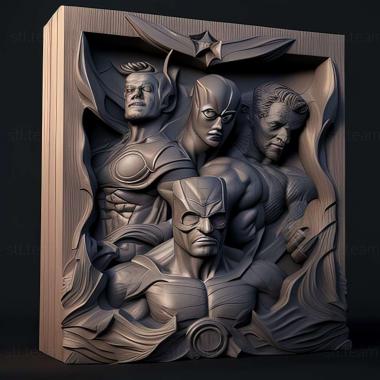 3D модель Гра Marvel Heroes (STL)